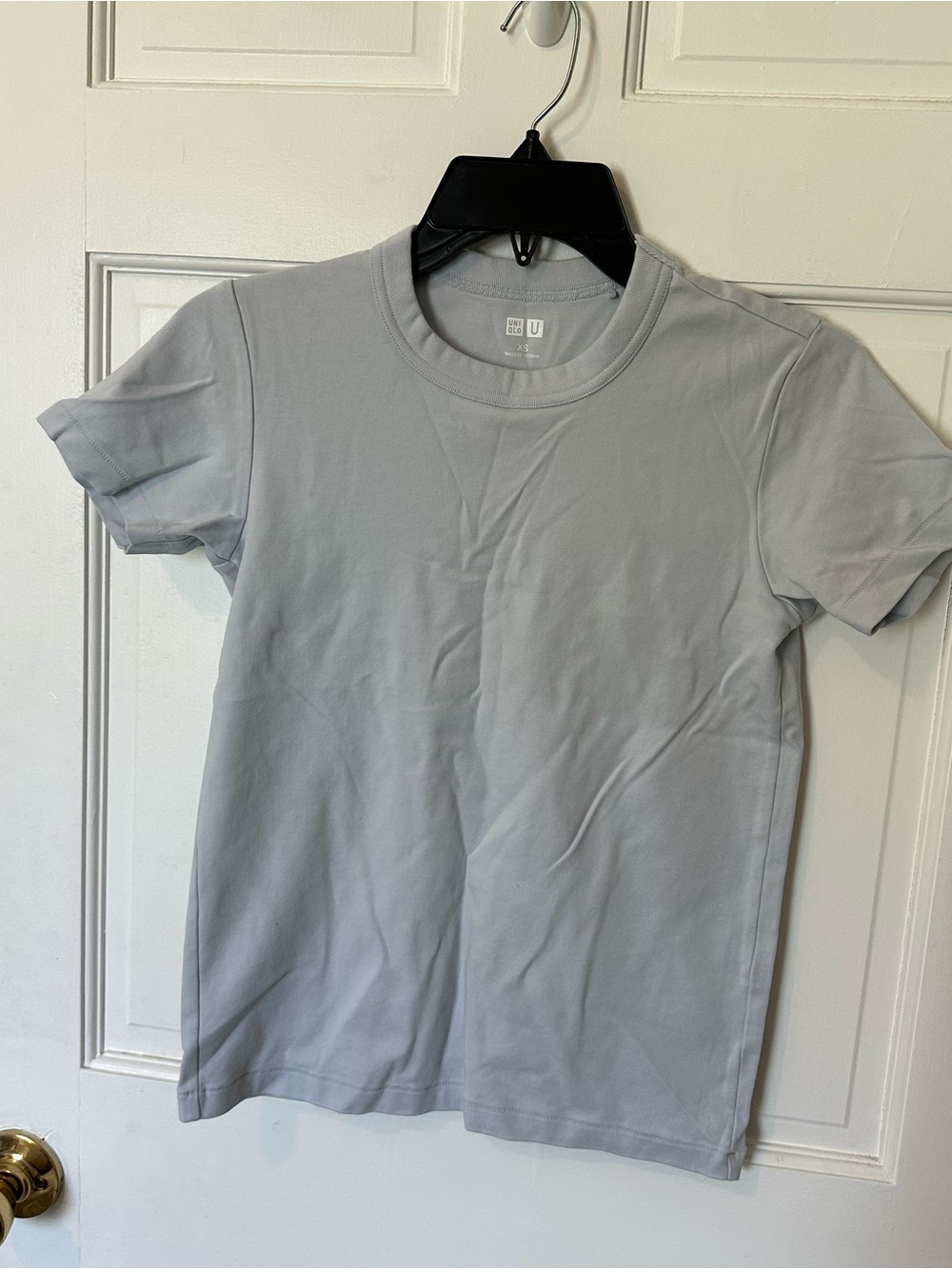 Uniqlo Light Blue Basic Crewneck Tee Size XS